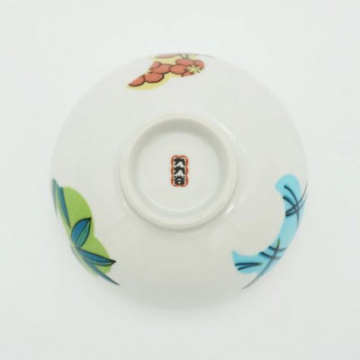 画像3: {九九谷} 飯碗（松竹梅） Kads MIIDA & 野坂 稔和
