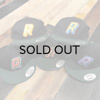 {RAFFISH DOG} "R" 2TONE CAP (Black/Green)