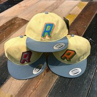 {RAFFISH DOG} "R" 2TONE CAP (Pear Banana/Blue Stone)