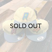 {RAFFISH DOG} "R" 2TONE CAP (Pear Banana/Blue Stone)