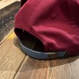 画像4: {RAFFISH DOG} "R" 2TONE CAP (Wine Red/Blue Stone) (4)