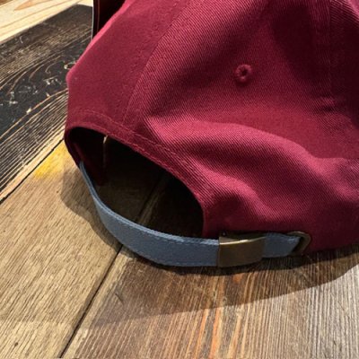 画像4: {RAFFISH DOG} "R" 2TONE CAP (Wine Red/Blue Stone)