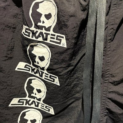 画像3: {SKULL SKATES} SKULL 4 LOGO NYLON SHORTS