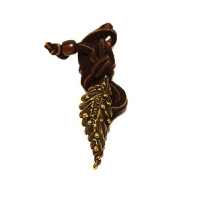画像2: {FLYOVER} Leaf eye Pendant top ＜Brass＞