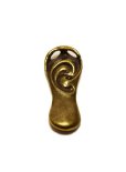 画像3: {FLYOVER} Big ear Pendant top ＜Brass＞ (3)