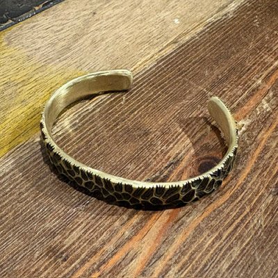 画像1: {FLYOVER} Penetration Bangle ＜Brass＞