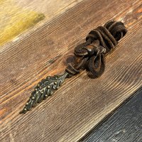 {FLYOVER} Leaf eye Pendant top ＜Brass＞