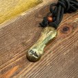 画像2: {FLYOVER} Big ear Pendant top ＜Brass＞ (2)