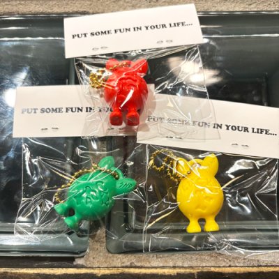 画像2: {SNOID} LUCKY FINK Key Chain "CLOVER"