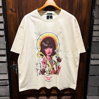 画像1:  {EROSTIKA} “MOMOE BOSATSU” Square T-Shirt