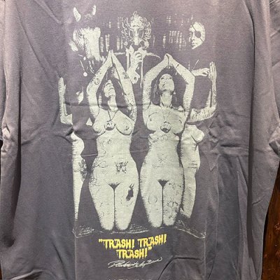 画像2:  {EROSTIKA} “TRASH! TRASH! TRASH!” Square T-Shirt