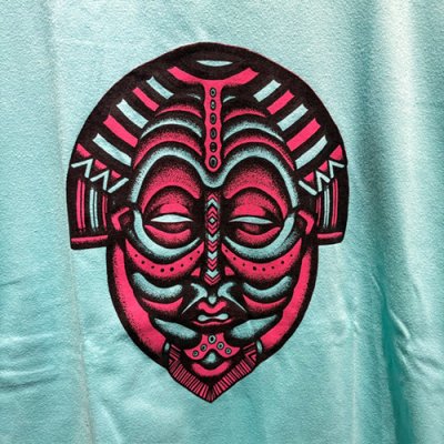 画像2: {仙台仮面展} "仙台仮面展" S/S T-SHIRTS (MINT GREEN)