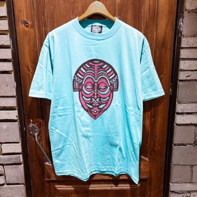 画像1: {仙台仮面展} "仙台仮面展" S/S T-SHIRTS (MINT GREEN)