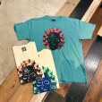 画像1: {幡ヶ谷仮面展} "顔フラワー" S/S T-SHIRTS (1)