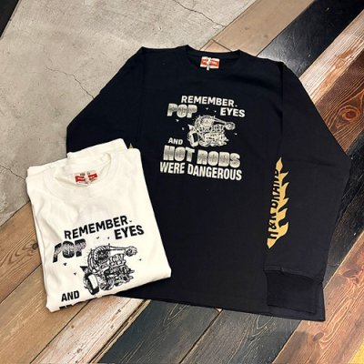 画像1: {POP EYES} REMEMBER EYES TEE LS