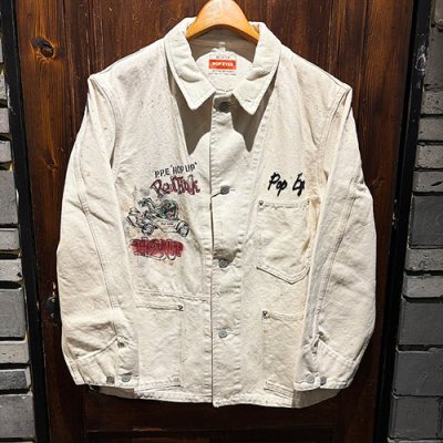 画像1: {POP EYES} HOP UP POST COVERALL -paint-