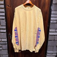 {NO MAD NUMSKULL} "Geometry" L/S T-SHIRTS (Mustard)