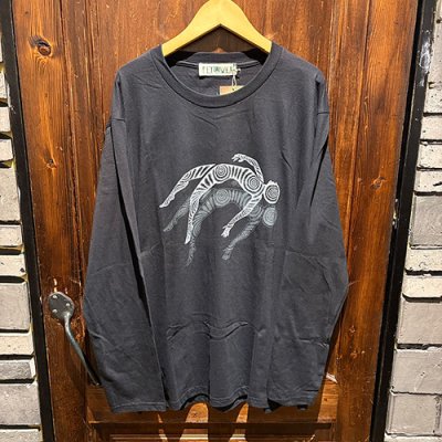 画像1: {FLYOVER} "浮かぶ人" Long sleeve Tee