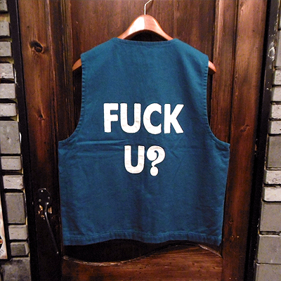 10500円日本ファッション 在庫品即納 WEIRDO FUCK U VEST サイズM 10500円日本ファッション 在庫品即納 WEIRDO FUCK U VEST サイズM