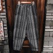 画像1: {NO MAD NUMSKULL} ORIGINAL PATTERN LONG PANTS / "BONE" (1)