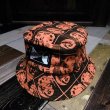 画像1: {NO MAD NUMSKULL} BUCKET HAT / "Monroe" / ORANGE×BLACK (1)