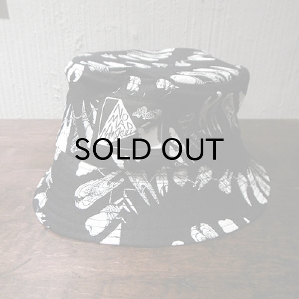 画像1: {NO MAD NUMSKULL} BUCKET HAT / "TEETH" / BLACK×WHITE (1)