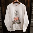 画像1: {MOMENTARY PSYCHO ART} "Letter From The North" CREW NECK SWEAT / NATURAL (1)