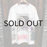 画像: {MOMENTARY PSYCHO ART} RFD "4" Anniversary MULTI PRINT T-SHIRTS / WHITE