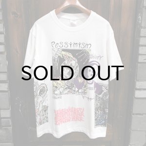 画像: {MOMENTARY PSYCHO ART} RFD "4" Anniversary MULTI PRINT T-SHIRTS / WHITE