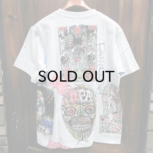 画像2: {MOMENTARY PSYCHO ART} RFD "4" Anniversary MULTI PRINT T-SHIRTS / SAX (2)