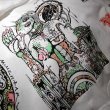 画像4: {MOMENTARY PSYCHO ART} RFD "4" Anniversary MULTI PRINT T-SHIRTS / WHITE (4)