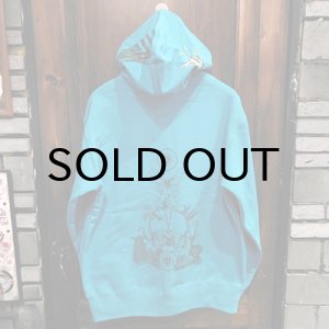 画像: {MOMENTARY PSYCHO ART} "Letter From The North" P/O PARKA / Turquoise