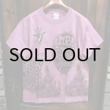 画像: {MOMENTARY PSYCHO ART} MULTI PRINT T-SHIRTS / PURPLE