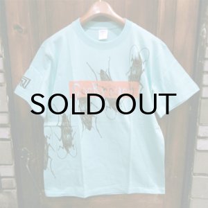 画像: {MOMENTARY PSYCHO ART} "Cock roach" MULTI PRINT T-SHIRTS / MINT