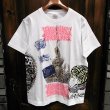 画像1: {MOMENTARY PSYCHO ART} RFD "4" Anniversary MULTI PRINT T-SHIRTS / WHITE (1)