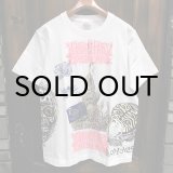 画像: {MOMENTARY PSYCHO ART} RFD "4" Anniversary MULTI PRINT T-SHIRTS / WHITE