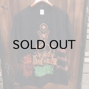 画像: {MOMENTARY PSYCHO ART} "Letter From The North" MULTI PRINT T-SHIRTS / BLACK