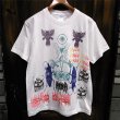 画像1: {MOMENTARY PSYCHO ART} "Letter From The North" MULTI PRINT T-SHIRTS / WHITE (1)