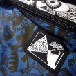 画像2: {NO MAD NUMSKULL} WAIST POUCH - BIG / "EYE" / 墨黒×BLUE (2)