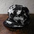 画像1: {NO MAD NUMSKULL} CYCLE CAP / "HATE" / BLACK×WHITE (1)