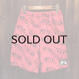 画像: {NO MAD NUMSKULL} ORIGINAL PATTERN SHORT PANTS / "TEETH" / PINK / M