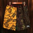 画像1: {NO MAD NUMSKULL} ORIGINAL PATTERN SHORT PANTS / CRAZY PATTERN / L (1)