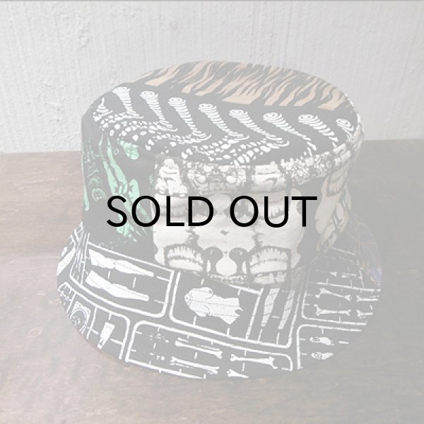 画像9: {NO MAD NUMSKULL} BUCKET HAT / CRAZY PATTERN (9)