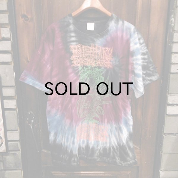 画像1: {MOMENTARY PSYCHO ART × D.Y.E} "object" TIE-DYE S/S T-SHIRTS / (XL) (1)