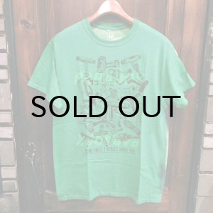 画像: {PARADOX} "SKATE TOOLS" DYE S/S T-SHIRTS / GREEN / (M)