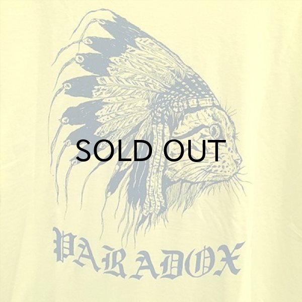 画像2: {PARADOX} "Indian cat" S/S T-SHIRTS / 蛍光YELLOW (2)