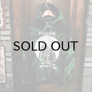 画像: {PARADOX} "Any Colour" DYE Hoodie / BLACK×GREEN / M