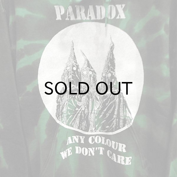 画像2: {PARADOX} "Any Colour" DYE Hoodie / BLACK×GREEN / M (2)