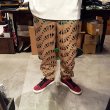 画像4: {NO MAD NUMSKULL} ORIGINAL PATTERN LONG PANTS / "TEETH" / LIGHT BEIGE×BLACK×GREEN (4)