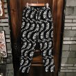 画像1: {NO MAD NUMSKULL} ORIGINAL PATTERN LONG PANTS / "TEETH" / BLACK×WHITE / (S) (1)